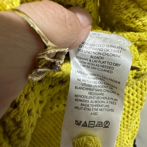 Anthropologie Pilcro Open-Stitch Crewneck Jumper Size XS Knit - Picture 5 of 7